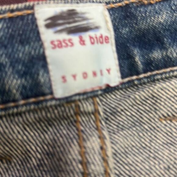 SASS & BIDE SIDNEY DEMIN‎ FLARE JEANS 8 - Picture 4 of 9